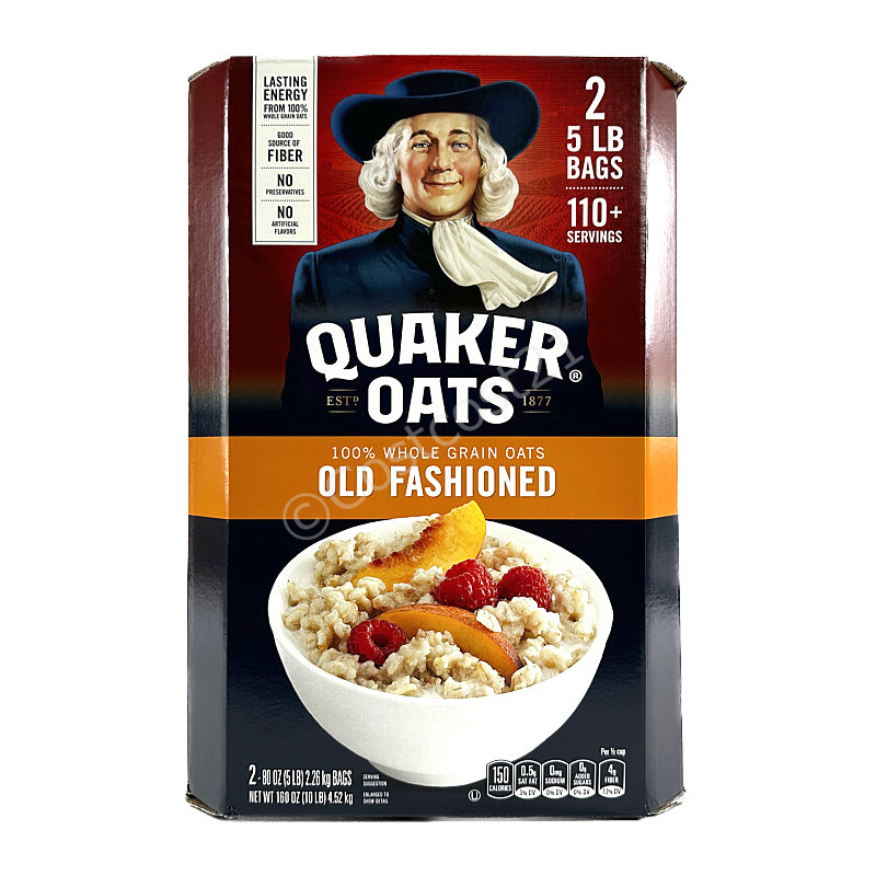 クエーカー オートミール オールドファッションスタイル 4.52kg (2.26kg×2袋） Quaker Old Fashioned Oats