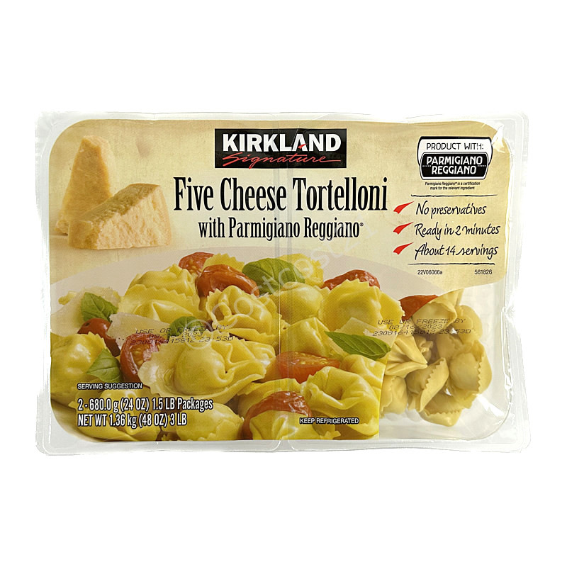 Cheese　Torteloni　カークランド　チーズ　KS　トルテローニ　680g×2　Five