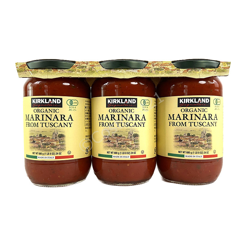 カークランド オーガニック マリナラソース 680g×3 KS Organic Marinara Sauce